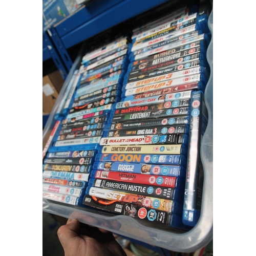 BOX OF BLUE RAY DISCS