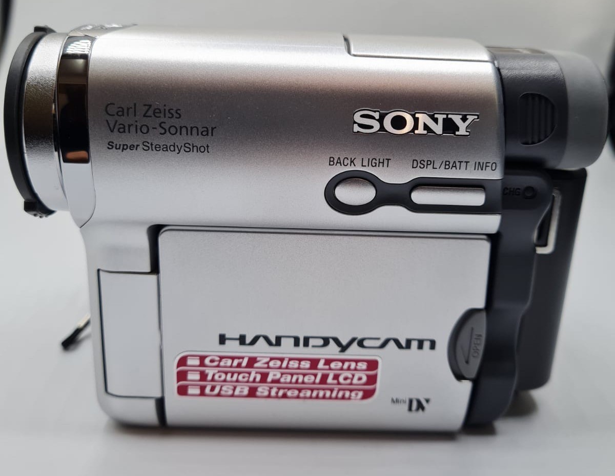 Sony Handycam DCRHC14E with Digital Video Cassettes in Original Box.