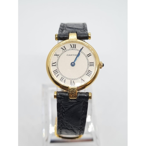 Vintage Cartier 18ct Gold Ladies quartz 