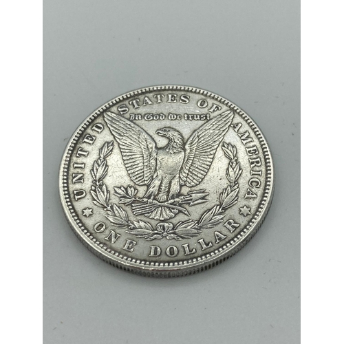 55 - Silver USA Morgan dollar 1883 Philadelphia Mint. Extra fine condition ,having bold and clear detail ... 