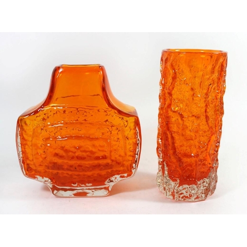 Two Pieces Of Whitefriars Glass Designed By Geoffrey Baxter