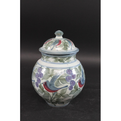 LAURENCE MCGOWAN (B 1942) - STUDIO POTTERY LIDDED JAR a stoneware jar ...