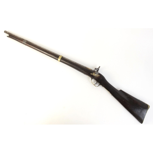 A muzzle loading percussion cap sporting rifle, 19th century... | Barnebys