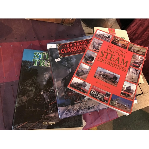 Collection of Steam locomotive books