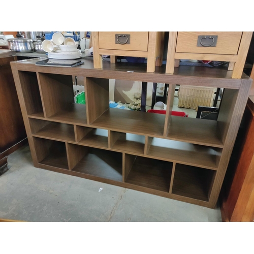 1051 - Modern 'pigeon hole' shelf unit 59'' x 35''