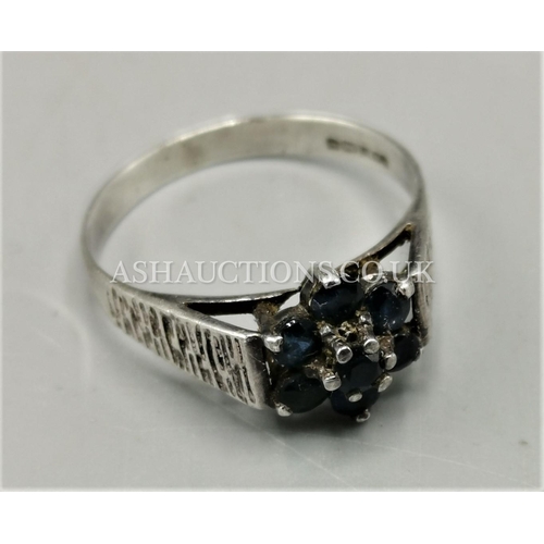 35A - PRESENTED AS A STONE SET (Hallmarked) RING