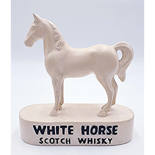 14 - KELSBORA WARE 20cm x 22cm MODEL A WHITE HORSE (Advertising Model For White Horse Scotch Whisky)