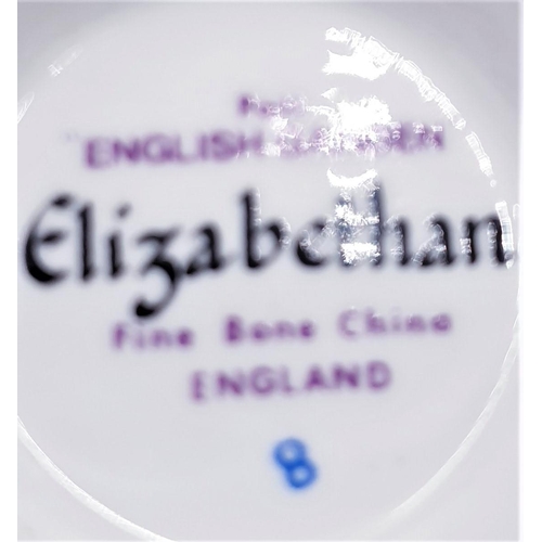 31 - ELIZABETHAN CHINA TRIOS (6) IN THE GARDEN PATTERN DESIGN