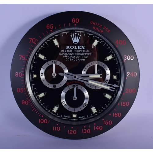 rolex hanging clock