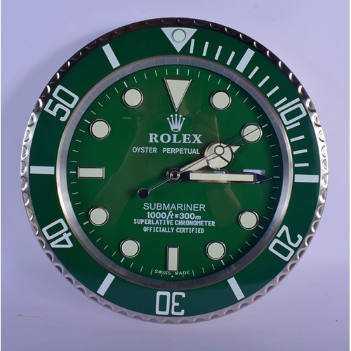 rolex hanging clock