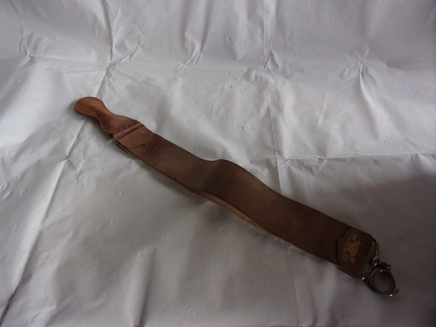 Vintage leather razor strop