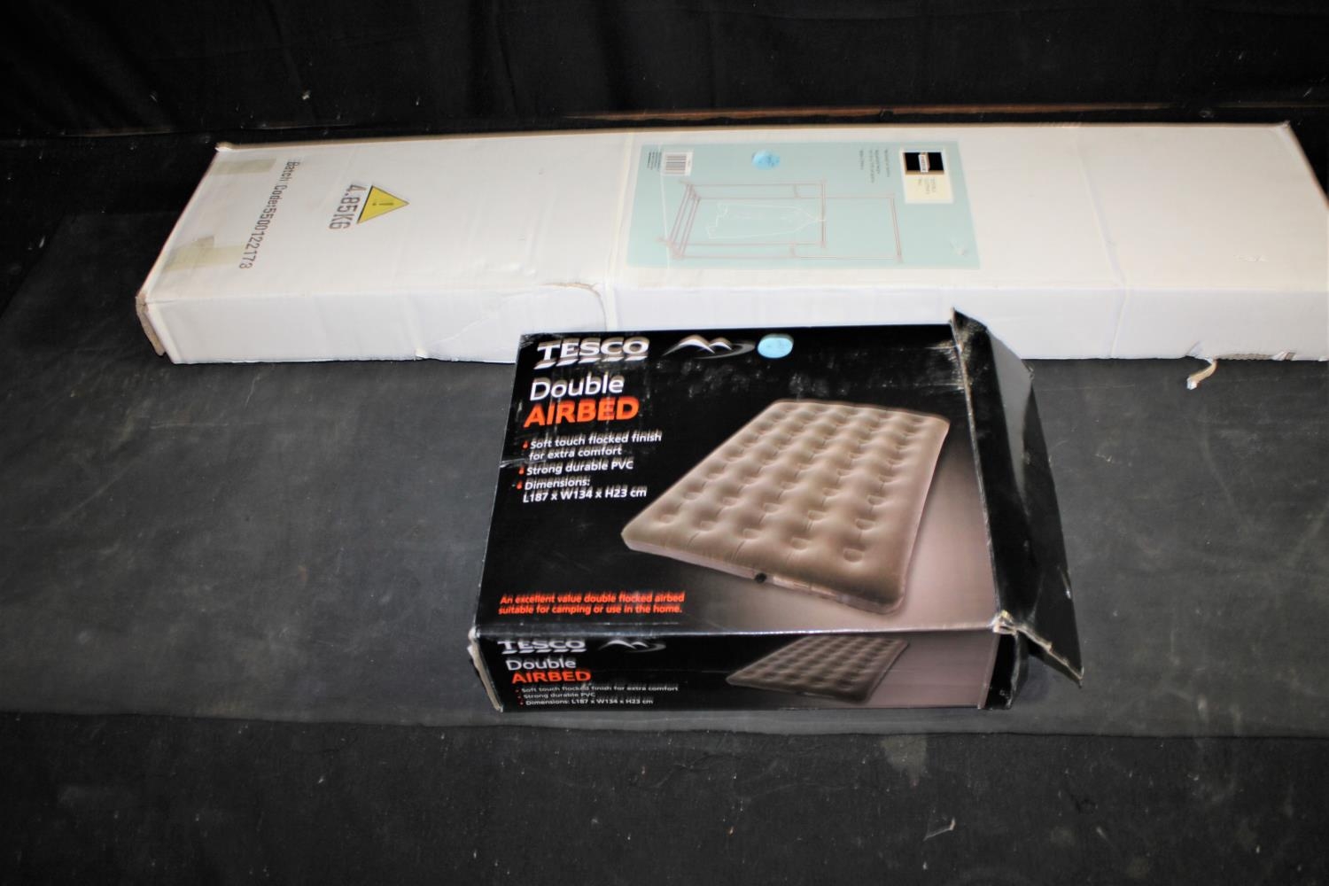 tesco double flocked airbed