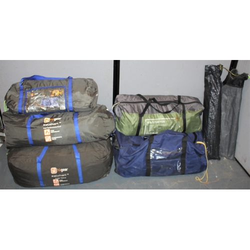 BAGS OF TENT POLES, UTILITY TENT PLUS 