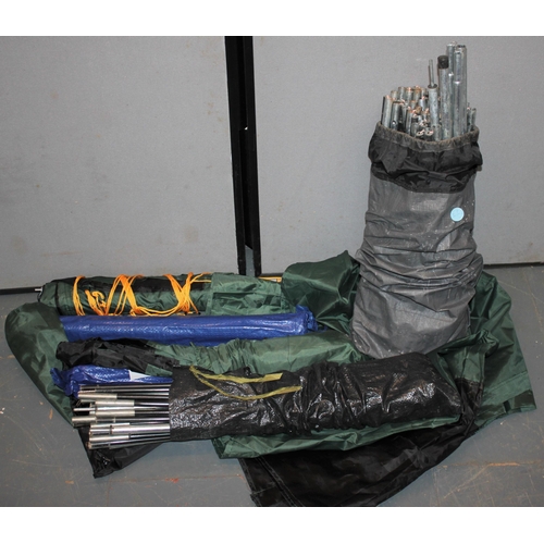 BAGS OF TENT POLES, UTILITY TENT PLUS 