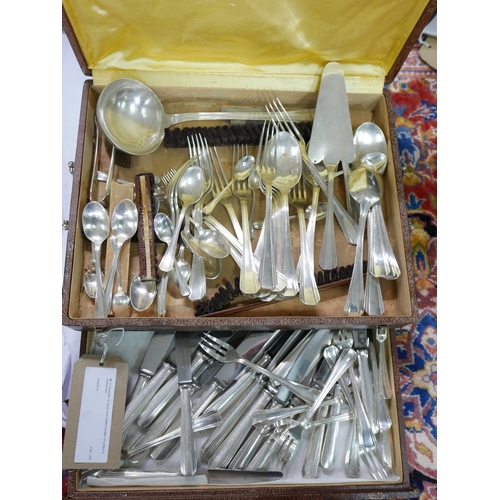 48 - A Christofle 76 piece silver plated canteen of cutlery in original box