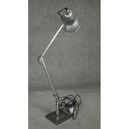 143 - Herbert Terry 'The Anglepoise' lamp, model 1227, finished in chrome, the fork with cast manufacturer... 