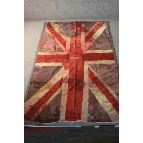 143 - The Rug Company, hand stitched VW Union Jack Flag Aubusson, signed Vivienne Westwood. H.245 W.140 cm... 