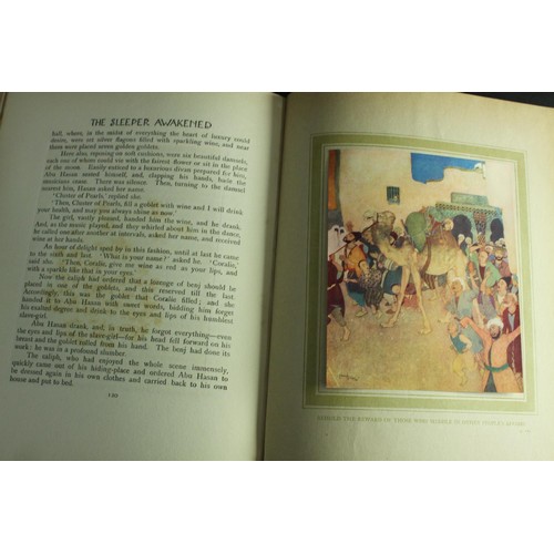 420 - A early 20th century Edmund Dulac hard back picture book for the French Red Cross. Coloured plates b... 