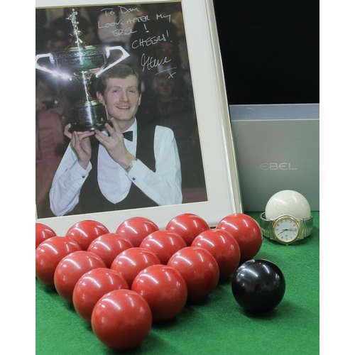 161 - Owned and worn by six time world snooker champion and former world number one Steve Davis - Ebel Wav... 