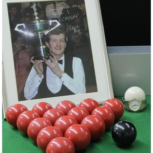 161 - Owned and worn by six time world snooker champion and former world number one Steve Davis - Ebel Wav... 