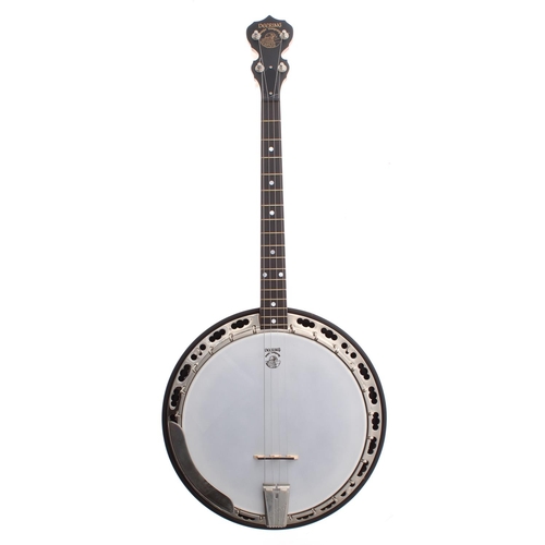 1007 - Deering Sierra tenor banjo, made in USA, ser. no. 03401706 G724, original hard case