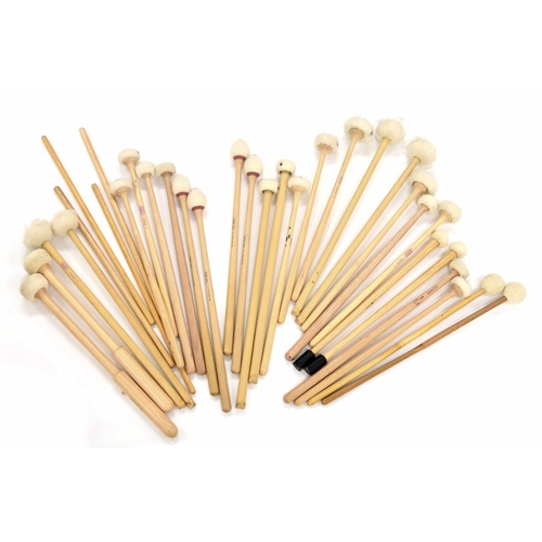 1020 - Collection of timpani sticks, sixteen pairs