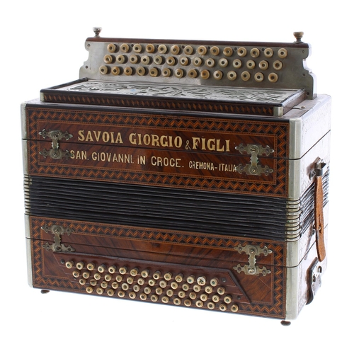 1208 - Italian button accordion by Savoia Giorgio & Figli...Cremona, Italy