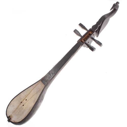 1254 - Three various interesting ethnic instruments in need of restoration (3)