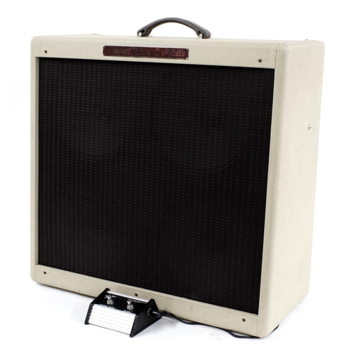640 - 1995 Fender Blues-DeVille guitar amplifier, made in USA, ser. no. T-071540, with foot switch and dus... 