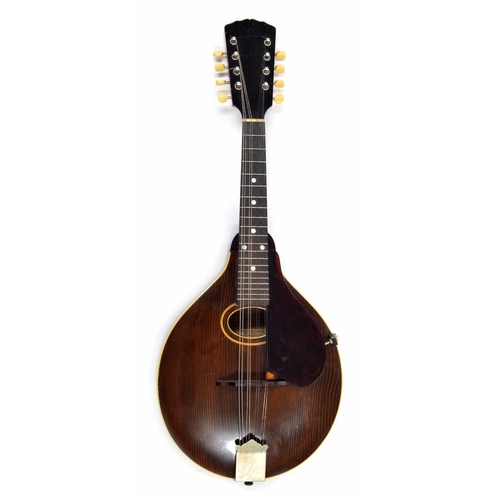 1245 - Good Gibson, Style A, mandolin bearing the standard Kalamazoo guarantee label, no. 68662 circa 1920;... 