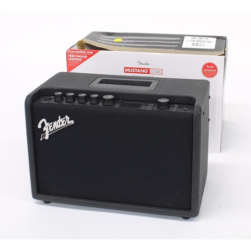 619 - Fender Mustang GT40 guitar amplifier, boxed