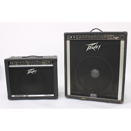 620 - Peavey Combo 300 bass guitar amplifier; together with a Peavey Express 112 guitar amplifier (2)... 