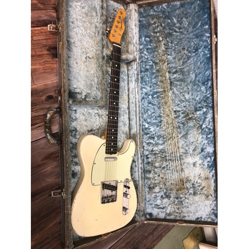 55 - 1964 Fender Telecaster electric guitar with Clive Brown body finish, ser. no. L4xxx8; Finish: blonde... 