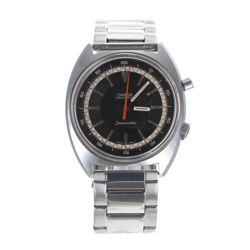 7 - Omega Seamaster Chronostop stainless steel gentleman's wristwatch, ref. 145.007, serial no. 27050xxx... 