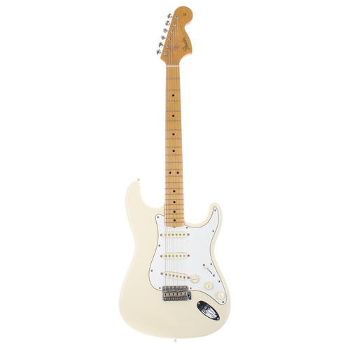 13 - Fender '67 Reissue Stratocaster electric guitar, crafted in Japan, ser. no. A0xxxx8; Body: Olympic w... 
