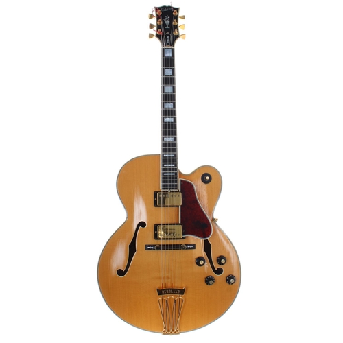 18 - Gibson Byrdland hollow body electric guitar, made in USA, circa 1974; Body: natural finished maple b... 