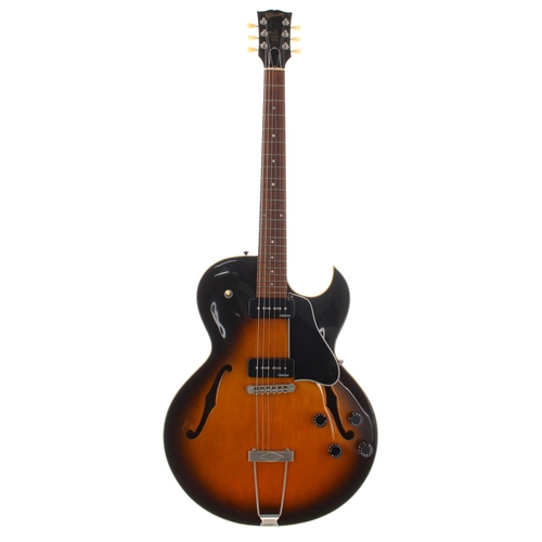 26 - 1992 Gibson ES-135 semi-hollow body electric guitar, made in USA, ser. no. 9xxxxxx9; Body: two-tone ... 