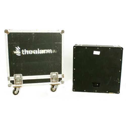 510 - The Alarm - Stage Used 1970s Marshall 4 x 12 guitar amplifier speaker cabinet, enclosing one Rola Ce... 