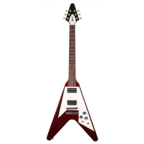 527 - Steve Crowther - 1991 Gibson Flying V electric guitar, made in USA, ser. no. 90561703; Finish: cherr... 