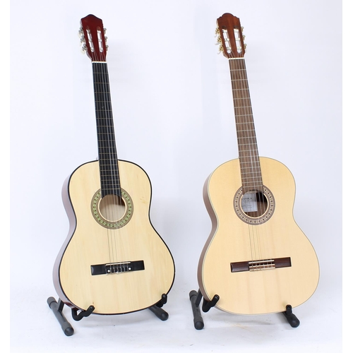 499V - Classica Natura series classical guitar, gig bag; together with  another student quality classical g... 