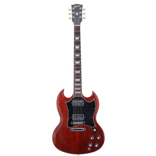 529 - Matt Deighton - owned and used 2002 Gibson SG electric guitar, made in USA, ser. no. 02462620, sold ... 