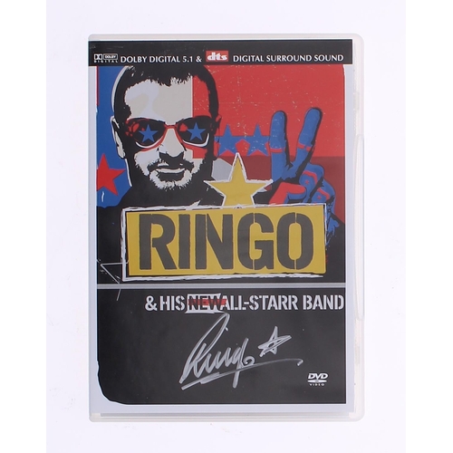 536 - Beatles interest - Ringo Starr autographed All Star Band DVD