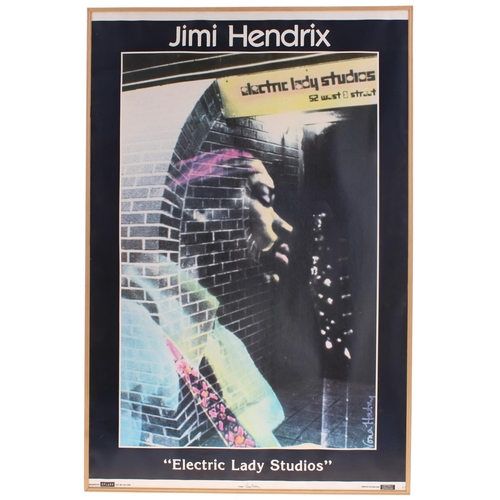 550 - Jimi Hendrix -1990 limited edition Splash poster, 36