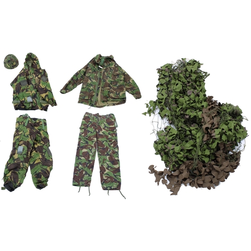 56 - J. Compton Sons & Webb Ltd. no. 1 mark IV camouflage protective suit - smock and trousers, size ... 