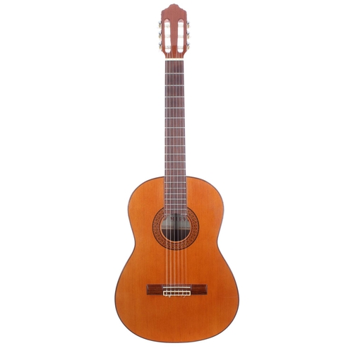 1334 - Late 1970s Mervi Rafael Molina classical guitar, made in Spain; Back and sides: rosewood, minor ding... 