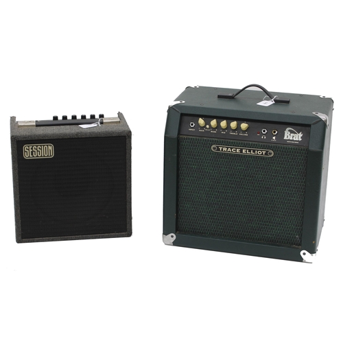 660 - Trace Elliott Brat guitar amplifier; together with a Session Rockette guitar amplifier (2)... 