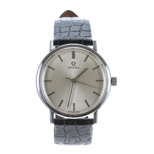 13 - Omega stainless steel gentleman's wristwatch, reference no. 131.019, serial no. 21633xxx, circa 1964... 
