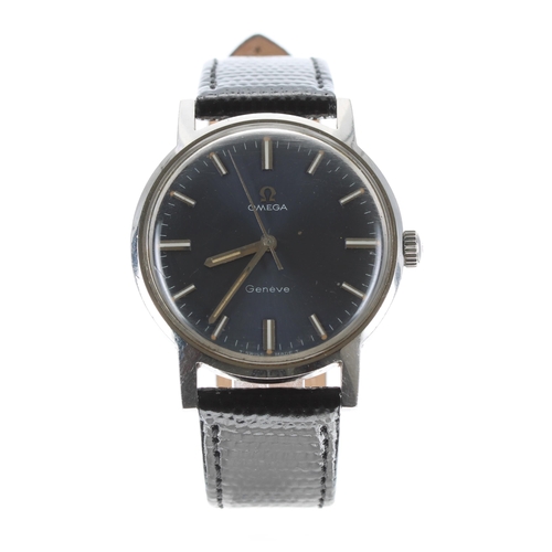 22 - Omega Genéve stainless steel gentleman's wristwatch, reference no. 135.070, serial no. 30453xxx, cir... 