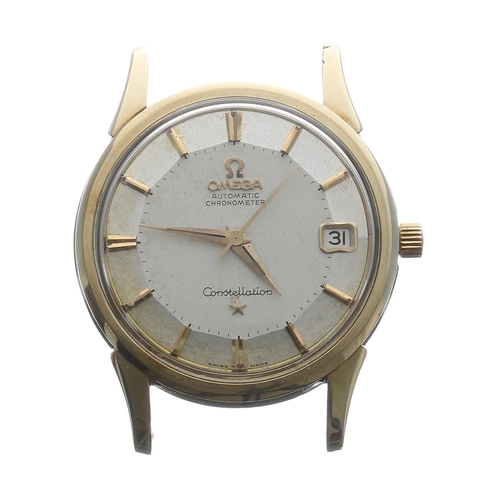 33 - Omega Constellation Chronometer automatic gold plated and stainless steel gentleman's wristwatch, re... 