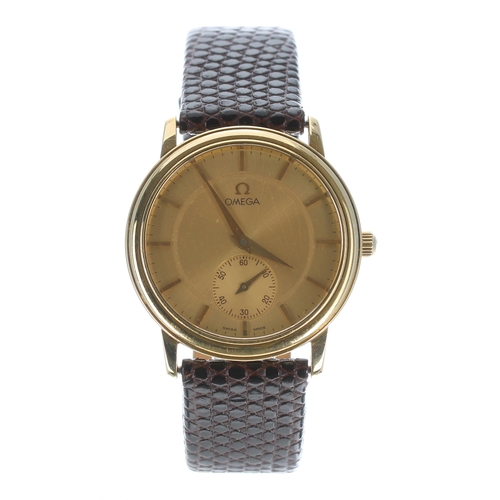 34 - Omega 18ct gentleman's wristwatch, reference no. 1250050/3250050, serial no. 54579xxx, circa 1993, c... 